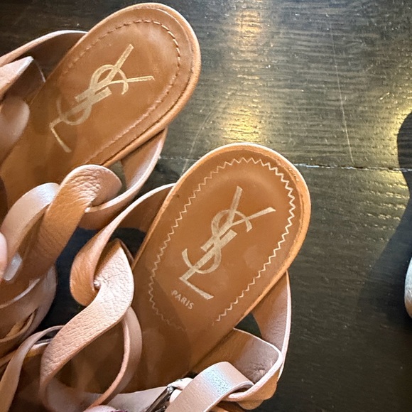 Yves Saint Laurent Women's Beige Sandals - Picture 5 of 8